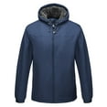 thumbnail image 1 of Uuszgmr Veste pour Hommes Veste Extérieure Imperméable Doublée Randonnée Hiver Épaisse Chaude Coupe-Vent, 1 of 3