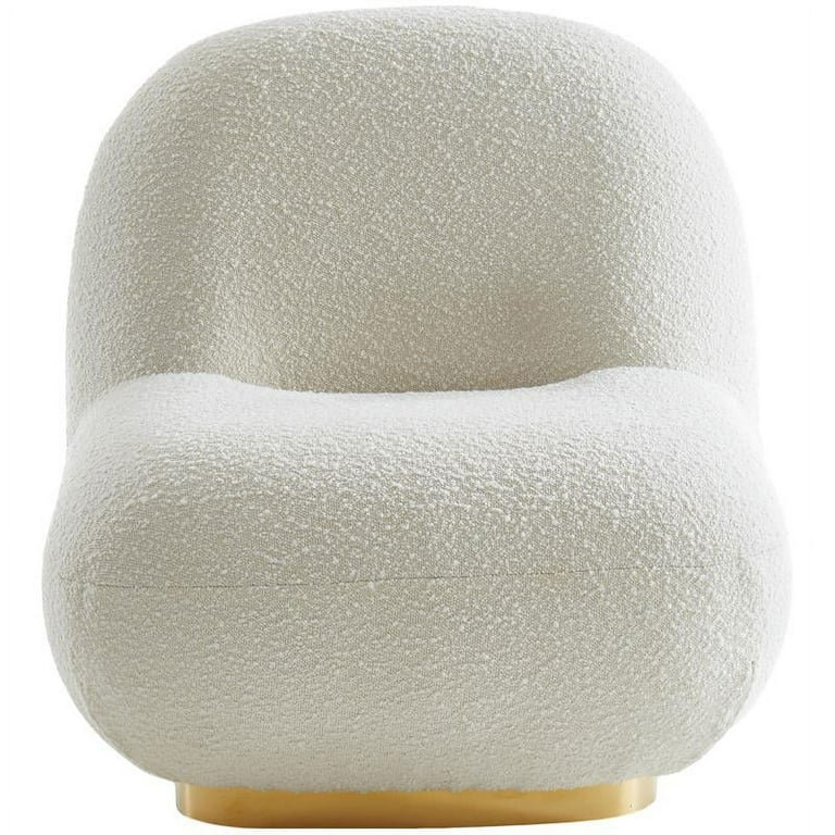 Meridian Furniture Liam Boucle Fabric Accent Chair Meridian Furniture Liam Boucle Fabric Accent Chair