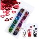 thumbnail image 5 of Pegatinas de arte de uñas para el día de San Valentín Lentejuelas de uñas de corazón 3d Suministros de uñas de corazón de amor Corazón láser Diseños de uñas acrílicas brillantes de, 5 of 5