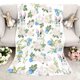 thumbnail image 5 of Manta de conejito de Pascua con estampado de huevos de colores | Manta de poliéster suave de 130 x 140 cm para sofá cama | Decoración navideña de primavera para habitación infantil, 5 of 7