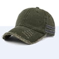 thumbnail image 3 of Homeyce Daily Outdoor Washed Distressed Baseball Hat Fashion Retro Style Adjustable Comfortable Cap,Camouflage Green, 3 of 3
