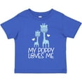 thumbnail image 3 of Inktastic My Poppy Loves Me Boys Giraffe Grandson Boys Toddler T-Shirt, 3 of 5