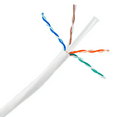 thumbnail image 2 of PHATSAT Cat6A Riser CMR Ethernet Cable, 23AWG Solid Copper UTP, 550MHz, Pass-Thru RJ45, UL ETL Made in USA (1 feet, White), 2 of 2