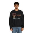 thumbnail image 4 of Janitor Sweatshirt Gifts Crew Neck Shirt Long Sleeve Unisex, 4 of 5