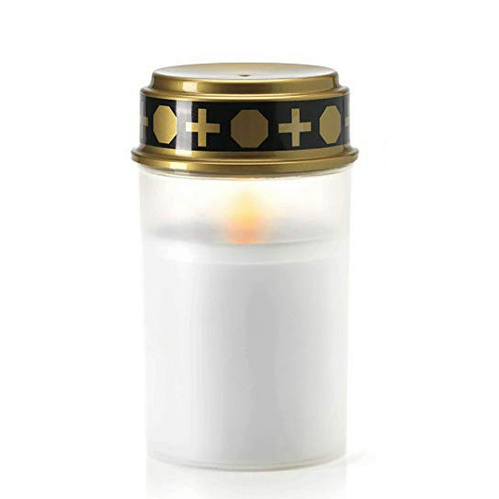 LED Solar Candle Lamp Flameless Waterproof Electronic Memorial Candle