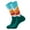 1# A, variant on WTXUE Ankle Socks, Adult Unisex Lattice Geometry Printing Colorful Street Personality Medium Socks
