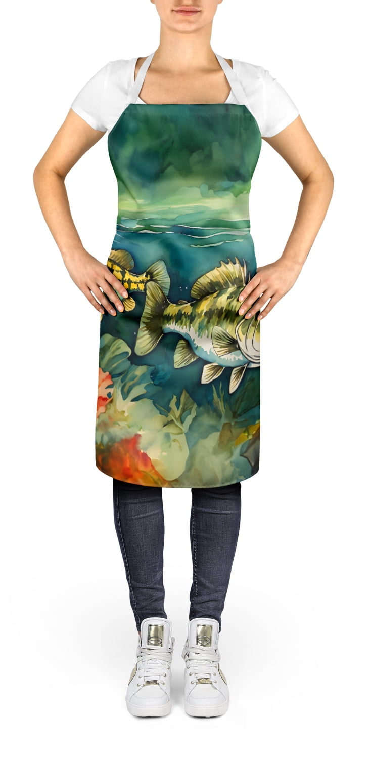 Smallmouth Bass Apron 27 in x 30 in