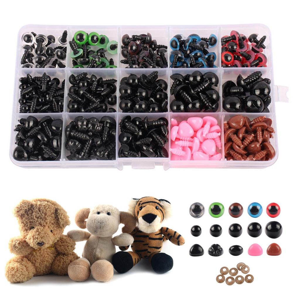 Ksruee Doll Eyes And Nose Large Safety Eyes Stuffed Animal Eyes PP