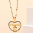 thumbnail image 2 of Zhuge Mother's Day Gift Ideas - Mothers Day Necklace for Mom Mothers Day Gifts for Mom from Son Gifts for Her Mom Gifts for Mothers Day Grandma Mothers Day Gift(Gold), 2 of 2