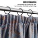 thumbnail image 3 of 40 Pack 1.5 Inch (38Mm) Inner Diameter Metal Curtain Rings Drapery Eyelet Curtain Rings - Black, 3 of 5