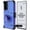 Blue & Black, variant on ZIZO Bolt Series Case / Holster / Glass for Samsung Galaxy A23 (5G) - Blue/Black