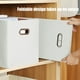 thumbnail image 4 of Caja de almacenamiento plegable de tela para organizador de cajones - Beige, 4 of 6