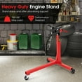 thumbnail image 6 of Gymax 750 LBS Engine Stand w/ Wheels 360 Degree Rotating Head & Adjustable Arms, 6 of 9
