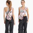 thumbnail image 6 of Crossbody Sling Backpack for Women Men Summer Beach Shells Sunrise Shoulder Sling Crossbody Casual Chest Bag for Travel Sports Running Hiking, 6 of 6