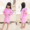 thumbnail image 1 of Peignoir à Capuche pour Enfant 3-10 Ans Peignoir Chaud Pyjama_cadeau de g, 1 of 2