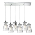 thumbnail image 1 of Elk Lighting Menlow Park 6 Light Pendant in Polished Chrome, 1 of 2
