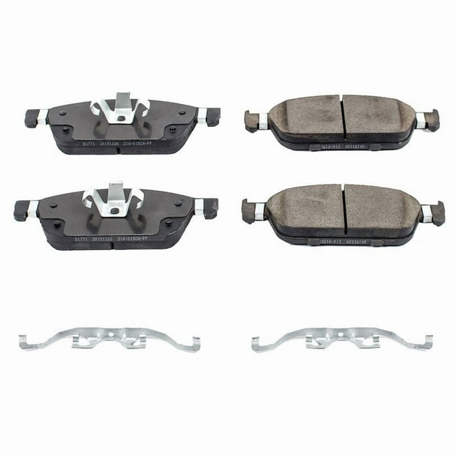 Power Stop Brake Pad 17-1771 Z17 Evolution; FMSI Number D1771; Ceramic Brake Pads; Set Of 4; With Premium Stainless Steel Hardware