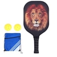 thumbnail image 3 of Carbon Fiber Pickleball Paddle, Pickleball Paddle Set Pickleball Racket Ball Kit Pickleball Paddles  For Youth For Beginners For Game Styles PK-061, 3 of 8