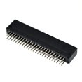 thumbnail image 1 of Reemplazo de conector de 50 pines con intervalo de 2,5 mm para ranura de cartucho de juego para N64 para consola clon N64, color negro, 1 of 5