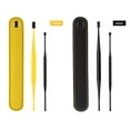 thumbnail image 4 of 2Pcs/Set Double-Ended Earpick Soft Silicone Ear Pick Ear Wax Curette Remover Ear Cleaner Spoon Spiral Ear Tool, 4 of 7