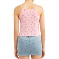 thumbnail image 3 of Poof! Juniors' Cherry Print Frill Edge Tank, 3 of 4
