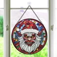 thumbnail image 7 of Pawberry Krampus Window Hanging Stained Glass, Krampus Suncatchers for Windows Stained Glass, Stained Glass Krampus suncatcher, 7 of 7