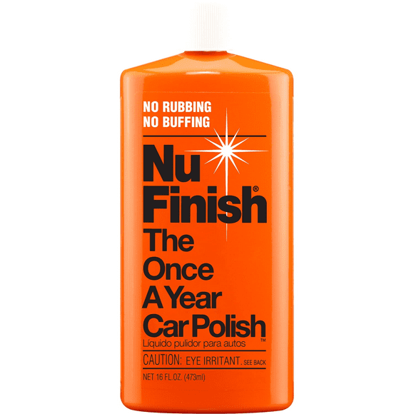 Vernis pour voiture The Once A Year Car Polish Nu Finish, bouteille de 473 ml (16 oz liq.) Vernis pour voiture The Once A Year Car Polish Nu Finish