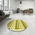 thumbnail image 4 of Ahgly Company Machine Washable Indoor Rectangle Transitional Dark Golden Rod Brown Area Rugs, 2' x 3', 4 of 7