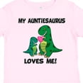 thumbnail image 4 of Inktastic My Auntiesaurus Loves Me Boys or Girls Toddler T-Shirt, 4 of 5