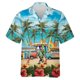 thumbnail image 2 of Nuevas camisas hawaianas de verano para hombres, divertidas camisetas estampadas, ropa de moda, informal, de gran tamaño, cuello, blusas cómodas para la playa, camisas, 2 of 5