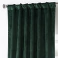 thumbnail image 4 of Half Price Drapes Deep Forest Green Performance Velvet Blackout Curtains (2 Panels), 50W X 84L, 4 of 6