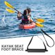 thumbnail image 3 of FOMIYES Reposapiés Ergonómico Para Kayak Con Material De Aluminio Y Eva Antimanchas Y Antideslizante Negro, 3 of 6