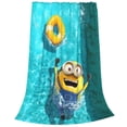 thumbnail image 2 of Manta de franela de los Minions de Mi villano favorito para decoración de habitación, para cama y sofá, 50 x 40 pulgadas, 2 of 4