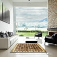 thumbnail image 6 of Ahgly Company Indoor Square Abstract Red Brown Abstract Area Rugs, 7' Square, 6 of 6