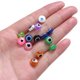 thumbnail image 4 of Gonyscag 400 Cuentas de Mal de Ojo de Resina Multicolor, Cuentas Sueltas Redondas Planas, Cuentas Espaciadoras para Pendientes, Pulseras, Collares, Fabricación de Joyas, 4 of 5