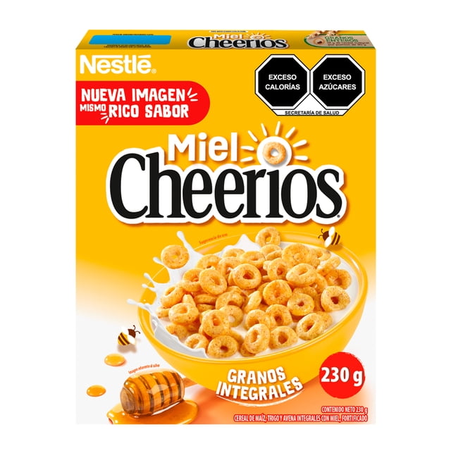 Cereal de maíz Cheerios miel 230 g