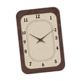 thumbnail image 1 of Reloj de pared creativo y silencioso de madera para apartamento, comedor y oficina. Estilo A, 1 of 9