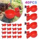 thumbnail image 1 of Para Pollos Bebedero Automático Versátil Corral Color Rojo 4 Uds., 1 of 5