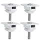 thumbnail image 5 of Soportes de montaje livianos para RV y embarcaciones Abrazaderas centrales de acero plateado para paneles solares de 30 mm, 5 of 8