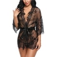 thumbnail image 3 of XmhyTop Babydoll Lenceria Mujer Erótica de Encaje Talla Grande M Negro - Conjunto Ideal para Mujeres en Búsqueda de Sensualidad y Comodidad, 3 of 3