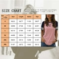 thumbnail image 3 of TEMOFON Women Tops Short Sleeve Summer Shirt for Women Baseball Tunic Top Casual Knit T Shirts Striped Light Pink Cute Tees, 3 of 7