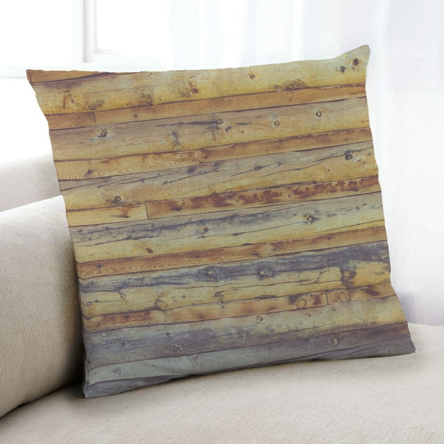 Ahgly Company Textures Coussin d'Intérieur Abstraites, 18 Pouces par 18 Pouces