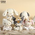 thumbnail image 4 of Muñeco de peluche de la serie Gold de 23 cm de la familia Sanrio, adorable Kuromi, My Melody, Cinnamoroll, Pochacco, Hellokitty, regalo de cumpleaños para niña, juguete para dormitorio, 4 of 5