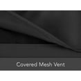 thumbnail image 5 of Covermates Square Dining Table Cover - Heavy-Duty Polyester, Weather Resistant, Covered Mesh Vent, Patio Table Covers, 60W x 60D x 30H, Ripstop Black, 5 of 8