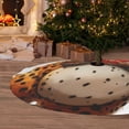thumbnail image 6 of Picia Cartoon Cheetah With Attitude Print Christmas Tree Skirt , Christmas Tree Skirt Ornaments for Merry Christmas Holiday Party Decorations Indoor Outdoor-48", 6 of 7
