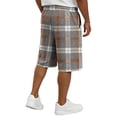 thumbnail image 5 of Delconic Men Holiday Tartan Plaid Quick Dry Knee Length Casual Shorts Elastic Drawstring Waist Side Pockets Loose Fit Short Pants For Summer Beach Gym Hiking Daily Earthy Yellow S, 5 of 5