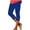 A-Blue, variant on GERsome Capri Leggings for Women High Waisted Tummy Control Workout Yoga Pants Solid Color Tights for Running Cycling S-3XL