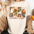 thumbnail image 5 of Pumpkin Season T-Shirt, Fall Sunflower Coquette Bow Autumn Tee, 5 of 6