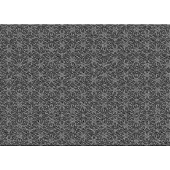 Ahgly Company Indoor Rectangle Patterned Platinum Gray Area Rugs, 8' x 10'
