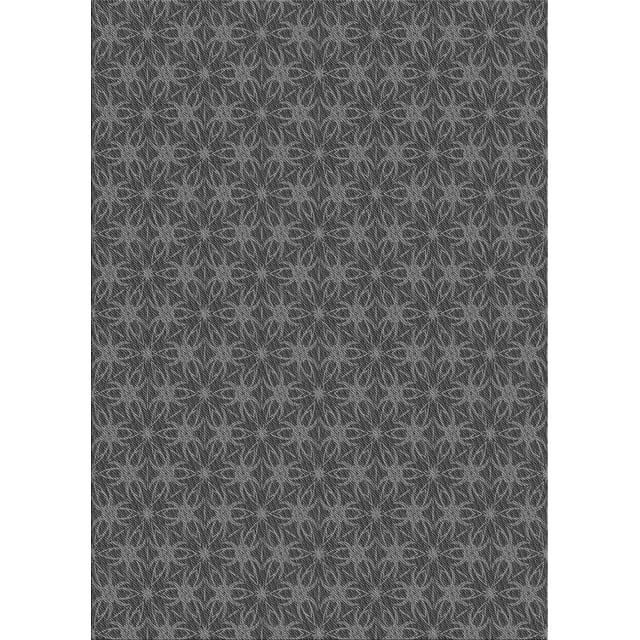 Ahgly Company Machine Washable Indoor Rectangle Transitional Platinum Gray Area Rugs, 2' x 3'